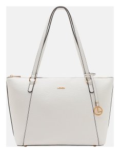 L.Credi Michaela Shopper White