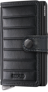 Secrid Miniwallet Premium Emboss Lines Black