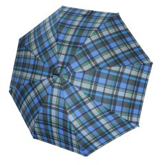 Derby Hit Long Blue Plaid