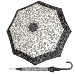 Doppler Fiber Flex Long AC Black and White Paisley