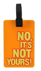 Travelite PVC Luggage Tag Orange